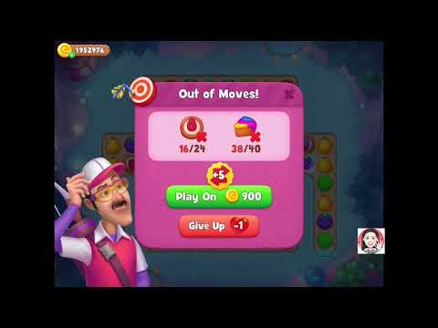 ⛔️Gardenscapes Challenge Level 11864  (Used Magic Hats & 1 dynamite/rainbow blast +8 moves). ⬇️⬇️