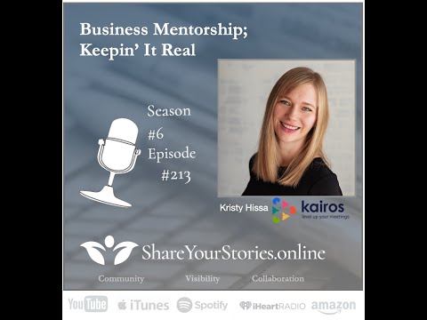 Business Mentorship; Keepin' It Real “Level Up Your Meetings” with Krisiy Hissa