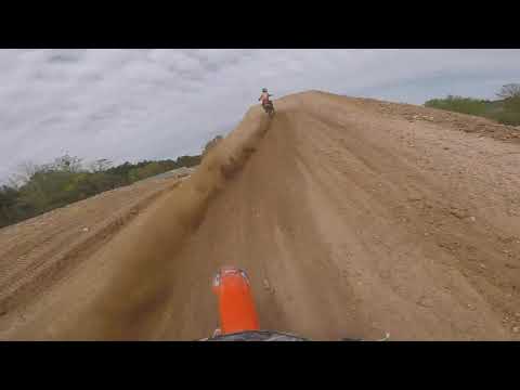 Nate Augustin chasing down the pack at ClubMx