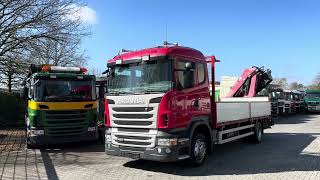Scania R420 Montagekran Fassi 135 bis 23 Meter flatbed truck | Image 4 - Autoline