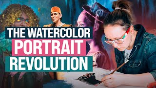 Learn Watercolor Portraits From Anna Ivanova