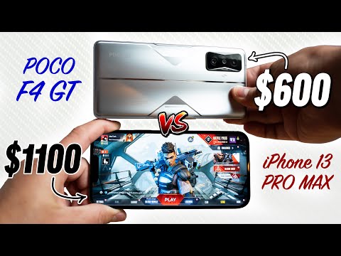 Poco F4 GT vs iPhone 13 Pro Max: Full Gaming Comparison!
