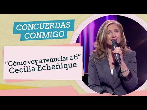 Cecilia Echeñique canta "Cómo voy a renunciar a tí" en Concuerdas Conmigo