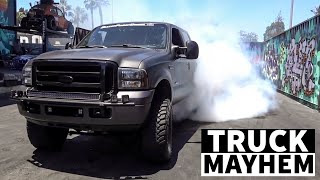 Truck Hucks, Slides, Crashes and Sitters at Hoonigan