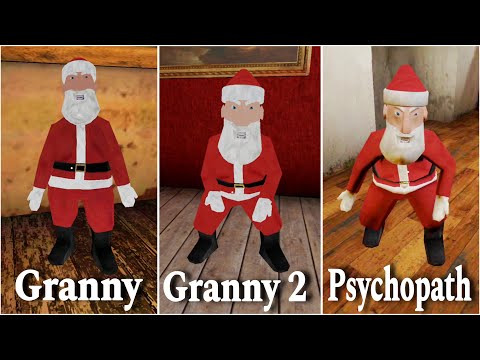 3 Little Santa Appearances In Granny 1 2 And Psychopath Hunt