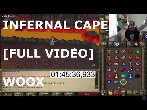 [FULL] Old School Runescape Woox Infernal Cape (First in the world!)