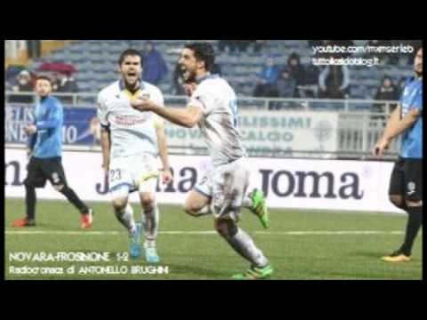 Novara-Frosinone 1-2 - Radiocronaca di Antonello Brughini (20/11/2016) da Rai Radio 1