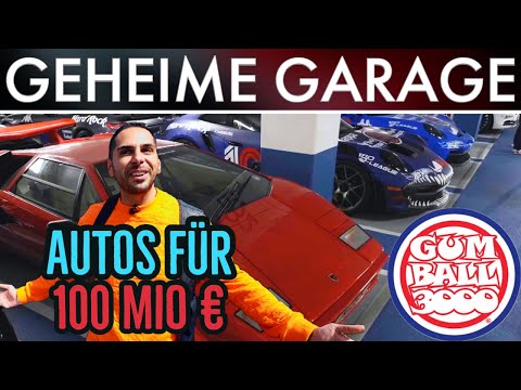 Secret 100 Million💵 Gumball 3000 2023 Garage🤯 Bugatti Koenigseggs Pagani Hypercars Shmee DDE JWW