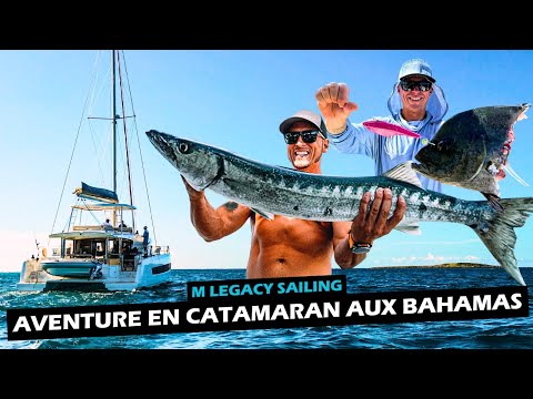 Fishing from the M Legacy Sailing catamaran - Bahamas | Roadfish - Season 9 Ep. 10