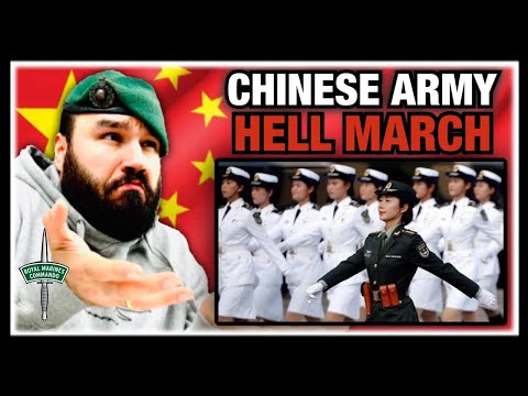 Chinese Army - The Best Hell March 60th Anniversary (Royal Marine Reacts)