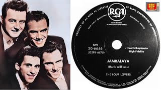 THE FOUR LOVERS ( Feat. Frankie Valli ) - Jambalaya (1956)