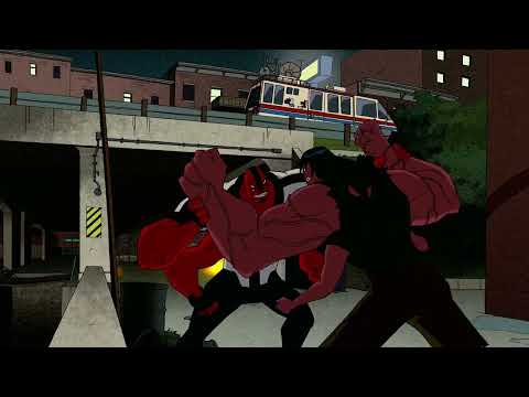 Ben vs Kevin , FourArms vs FourArms , Ben 10 Episode 7