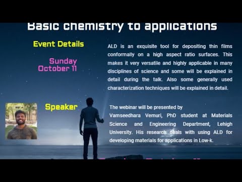 Atomic layer Deposition (ALD) Basic chemistry and applications