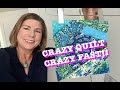 ️ V22 01a Crazy Quilt Crazy FAST Fast Sewing Easy Quilt Block