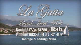 preview picture of video 'La Gatta direkt am Meer - Ferienwonungen Insel Rab Kroatien'