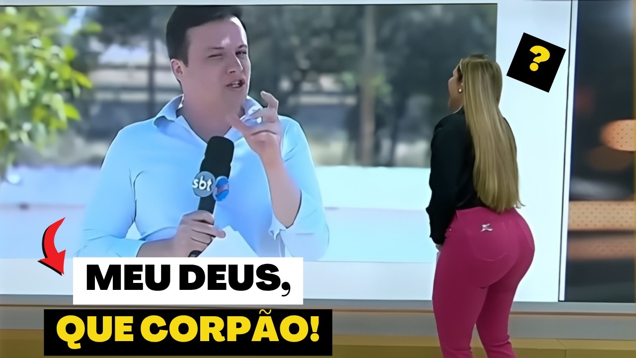JORNALISTA SE EMPOLGA E FALA ISSO AO VIVO NA TV