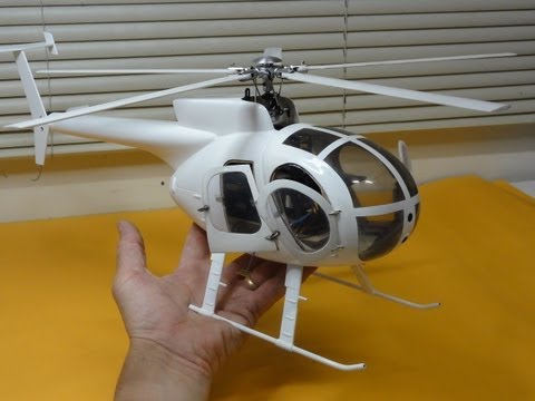 Micro Scale Hughes MD500-D (with T-Rex 250 Size) SUPER SCALE DETAILS