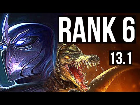 SHEN vs RENEKTON (TOP) | Rank 1 Shen, Rank 6, 7/2/7 | KR Challenger | 13.1