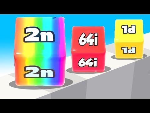 ⭐ 202 Top Video Games TikTok Gameplay - Jelly Run 2048 Shape Walkthrough (New Update Android) 2FS2