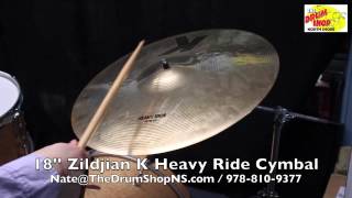 Video thumbnail for Zildjian K Heavy Ride 18'' - The Drum Shop North Shore by Nate Morrison Drums