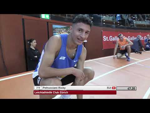 Hallen-SM 2019: 400m Männer Final A