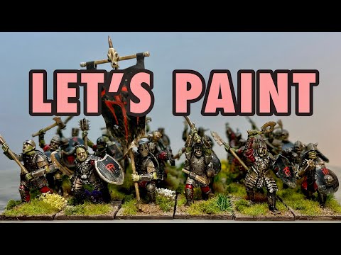 Let’s Paint Morannon Orcs | Oathmark Orc Heavy Infantry | Razzle Dazzle Painting Style