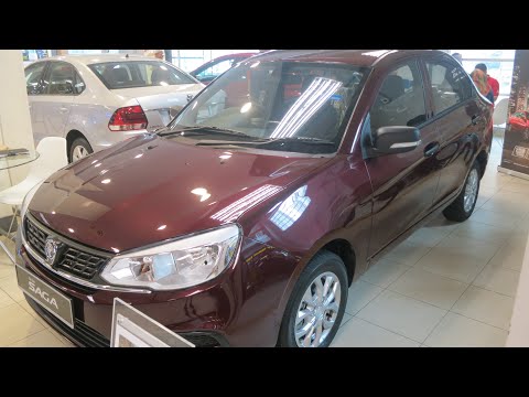 2019 Proton Saga 1.3 Standard AT Facelift Exterior and Interior Details Tour