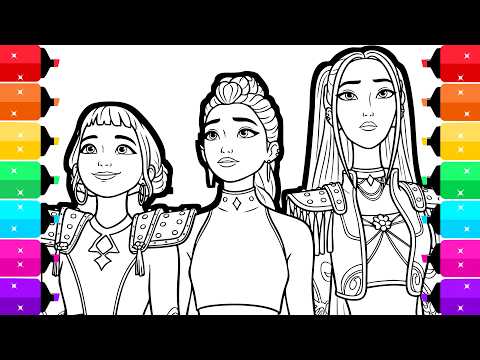 Coloring Pages Huntrix Pdf