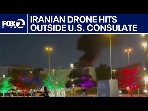 Iranian drone hits outside U.S. consulate | KTVU