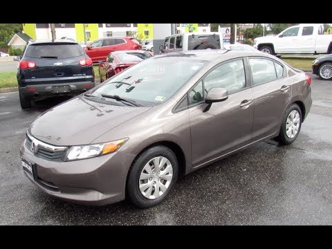 *SOLD* 2012 Honda Civic LX Sedan Walkaround, Start up, Tour and Overview