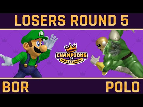 BOR (Luigi) vs Polo (Captain Falcon) - Pools LR5 - Champions of Vancouver