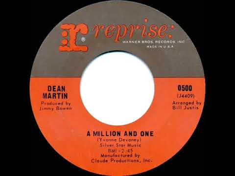1966 HITS ARCHIVE: A Million And One - Dean Martin (mono 45)