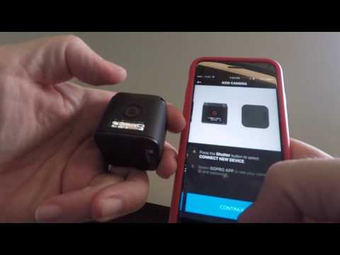 Pairing the GoPro HERO5 Session to the GoPro App (Capture)