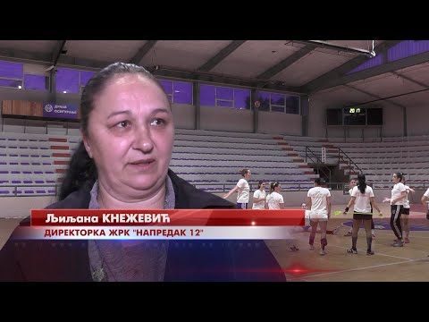 Rukometašice kluba Napredak 12 uoči utakmice finala baraža za ulazak u Super B ligu