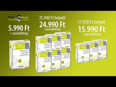 Ginkgo Biloba - páfrányfenyő kivonatot és szelént tartalmazó mikrokapszula