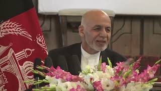 سخنرانی رئیس جمهورغنی در سیمینار علمی- تحقیقی چالش های تروریزم در برابر توریزم