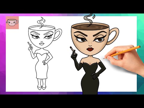 How To Draw Espressona Signora | Italian Brainrot Animal | Drawing Tutorial