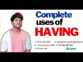 11 unique usages of HAVING in English || Advanced English lesson