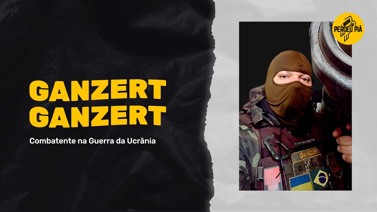 COMBATENTE GANZERT (GUERRA DA UCRÂNIA) - PERDEU PIÁ