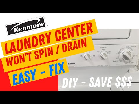 ✨ Kenmore Laundry Center - Isn’t Draining or Spinning ✨