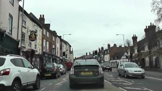 preview picture of video 'Driving Along The Tything, Upper Tything & Barbourne Road, Worcester, England 13th April 2013'