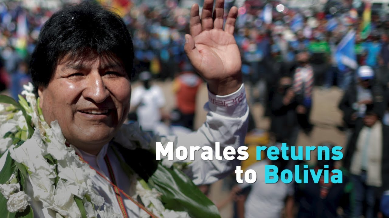 Evo Morales returns to Bolivia after exile