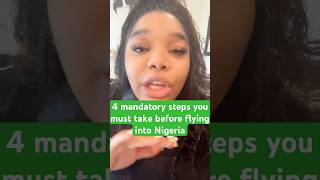 These 4 steps are mandatory ! #nigeriatravel #visitnigeria #nigeria #traveltips