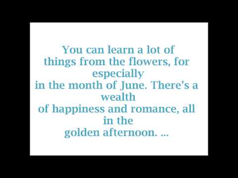 Alice in Wonderland- All in the Golden Afternoon (Lyrics)