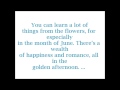 Alice In Wonderland All In The Golden Afternoon Lyrics