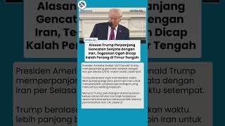 Terkuak Isi Pesan Penting Iran untuk Trump, jadi Alasan di Balik Perpanjangan Gencatan Senjata