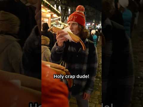 American Shocked By German Christmas Market!😂🇩🇪🇺🇸 #comedy #germany #german #funny