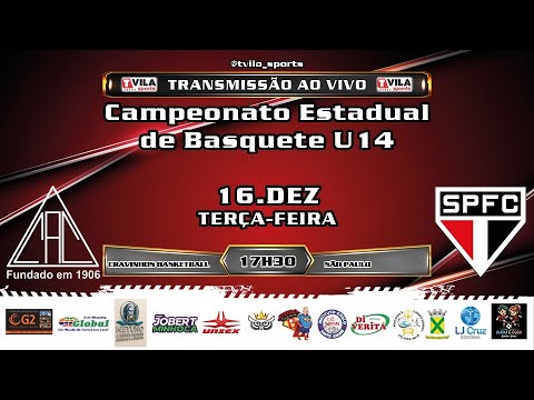 🔴CAMPEONATO ESTADUAL DE BASQUETE  U4 - ( CRAVINHOS BASKETBALL x SÃO PAULO )