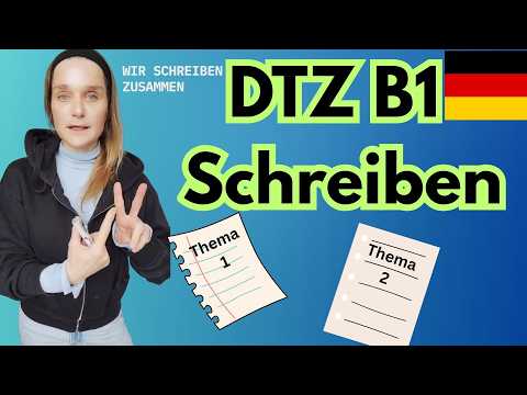 DTZ B1 Prüfung | 2 Briefe schreiben (E-Mail) | Prüfungsvorbereitung #dtz #germanb1 #B1Briefschreiben