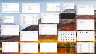 How to view all open windows in mac